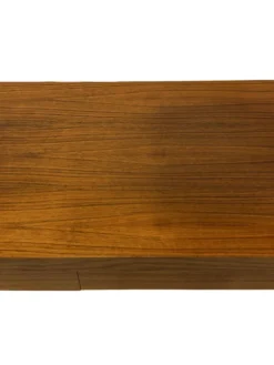 Buffet bas vintage avec tiroirs design en placage de noyer des années 70