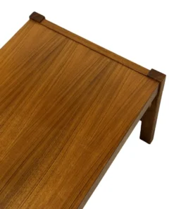 Buffet bas vintage avec tiroirs design en placage de noyer des années 70