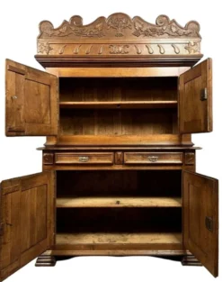 buffet cabinet Montbéliard a 4 volets style Renaissance en chêne