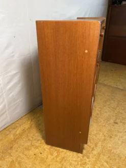 Buffet compact vintage Nathan Squares en teck | Années 1960-1970 | Gamme Squares