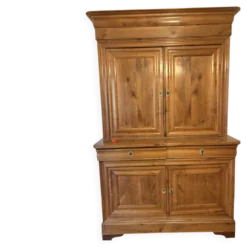 Buffet 2 corps, ancien, bois de fruitier