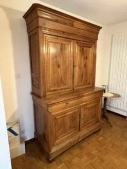 Buffet 2 corps, ancien, bois de fruitier