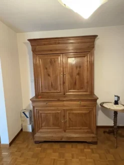 Buffet 2 corps, ancien, bois de fruitier