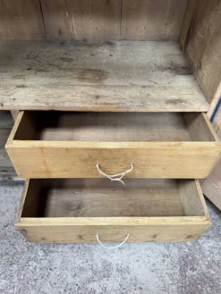 Buffet 2 corps en bois massif
