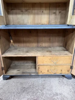 Buffet 2 corps en bois massif