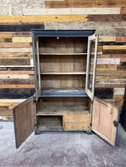 Buffet 2 corps en bois massif