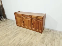 Buffet danois moderne Dyrlund Dania en teck, années 1980