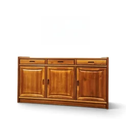 Buffet danois moderne Dyrlund Dania en teck, années 1980