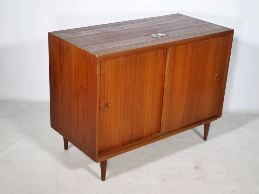 Buffet de bar en teck des années 1960 par Musterring