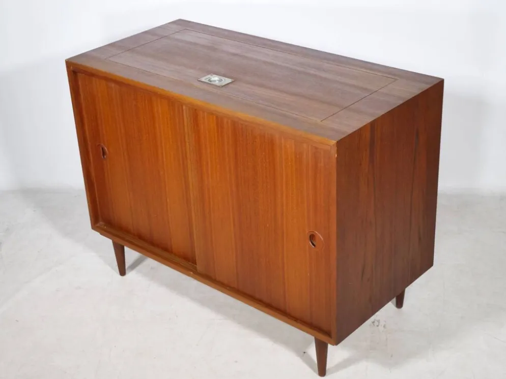 Buffet de bar en teck des années 1960 par Musterring
