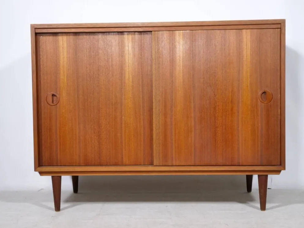 Buffet de bar en teck des années 1960 par Musterring