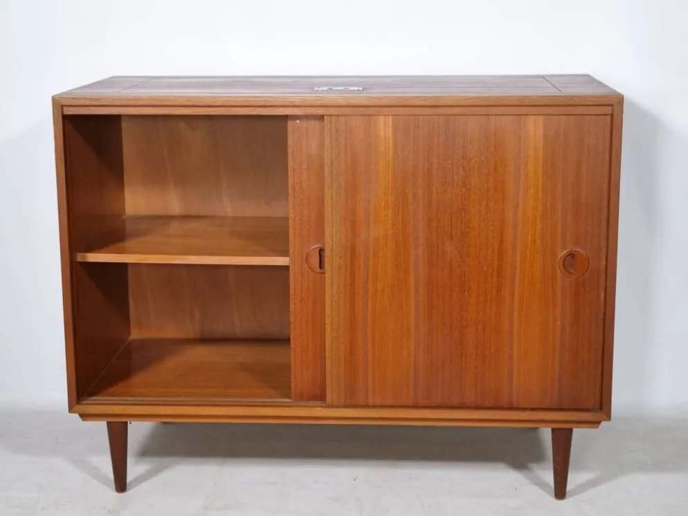 Buffet de bar en teck des années 1960 par Musterring