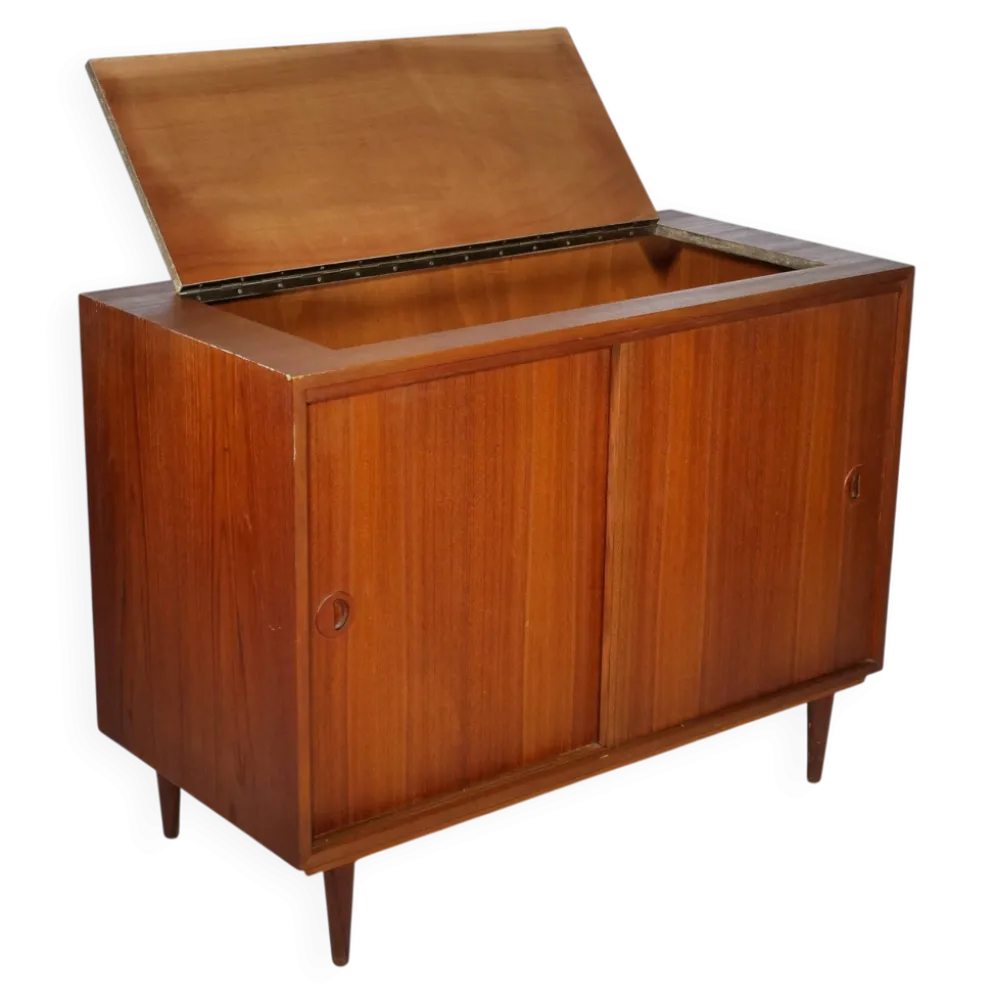 Buffet de bar en teck des années 1960 par Musterring
