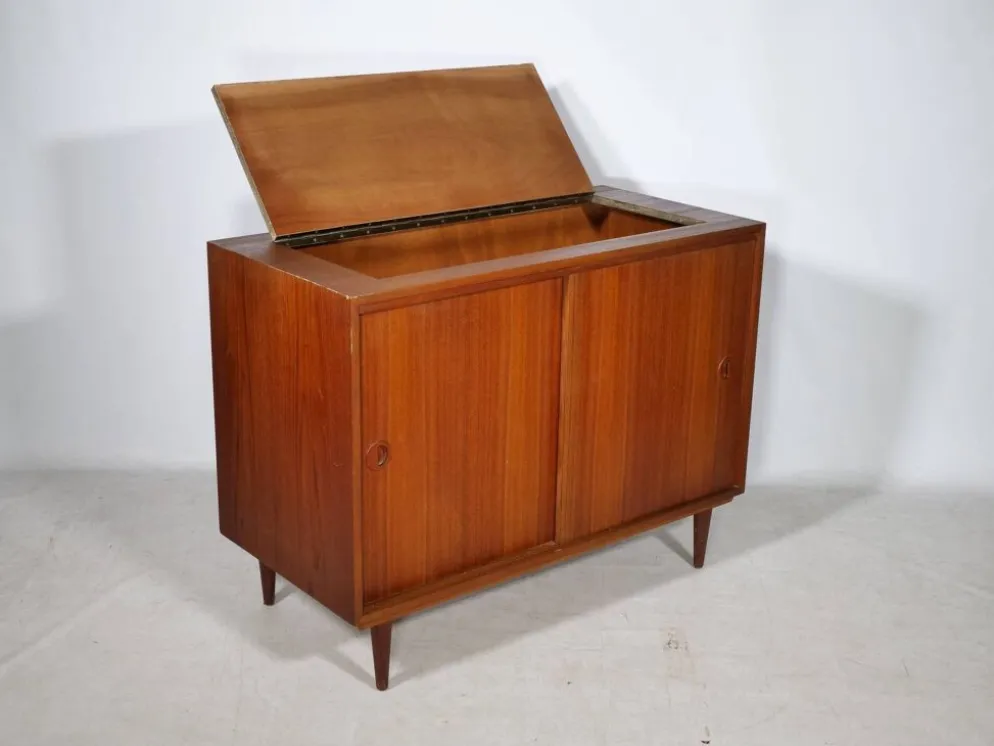 Buffet de bar en teck des années 1960 par Musterring