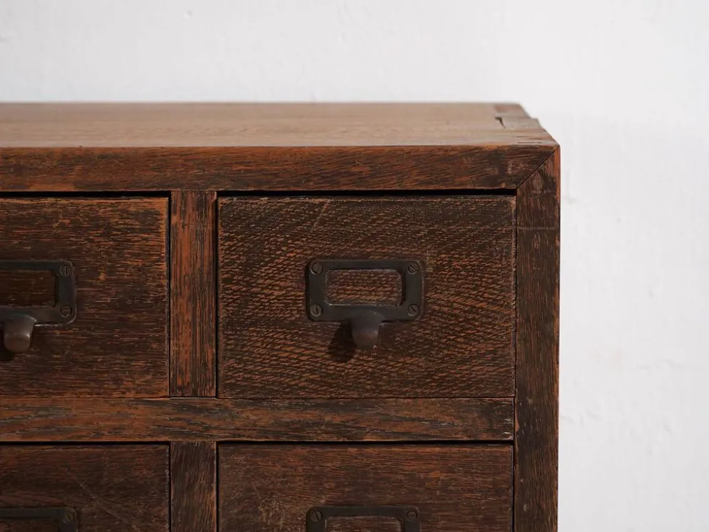 Buffet de pharmacie kusuri tansu japonais ancien – Taishō / Période Showa (c.1920-1945) #95