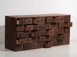 Buffet de pharmacie kusuri tansu japonais ancien – Taishō / Période Showa (c.1920-1945) #95