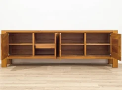 Buffet design Maison Regain en orme massif – des années 1970