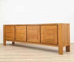 Buffet design Maison Regain en orme massif – des années 1970