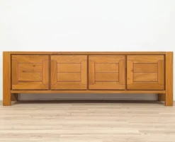 Buffet design Maison Regain en orme massif – des années 1970