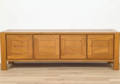 Buffet design Maison Regain en orme massif – des années 1970