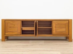 Buffet design Maison Regain en orme massif – des années 1970