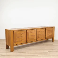 Buffet design Maison Regain en orme massif – des années 1970