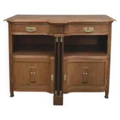 Buffet desserte en chêne dans le style Gustave Serrurier-Bovy, art déco – 1930