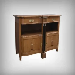 Buffet desserte en chêne dans le style Gustave Serrurier-Bovy, art déco – 1930