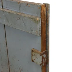 Buffet de travail ancien bleu au caractère unique 124 cm