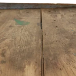 Buffet de travail ancien bleu au caractère unique 124 cm