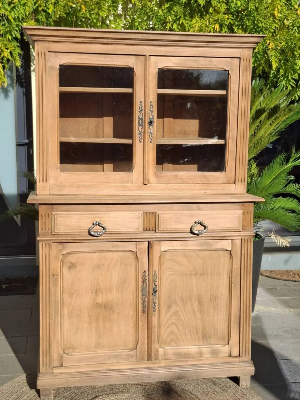 Buffet deux corps ancien rénové