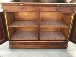 Buffet deux corps anglais en acajou