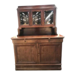 Buffet deux corps anglais en acajou