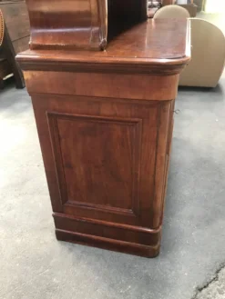Buffet deux corps anglais en acajou