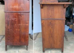 Buffet deux corps japonisant - Art and krafts - circa 1900 Art Nouveau