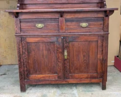 Buffet deux corps japonisant - Art and krafts - circa 1900 Art Nouveau
