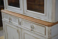 Buffet deux corps patiné XIXème