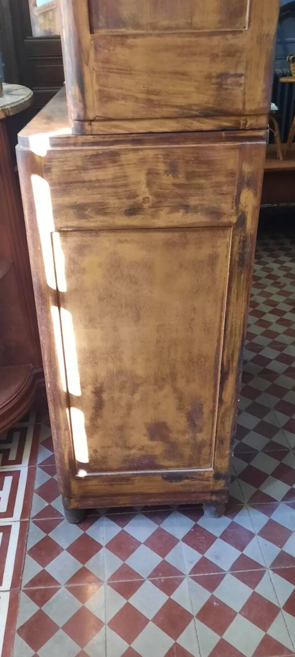 Buffet deux corps vintage