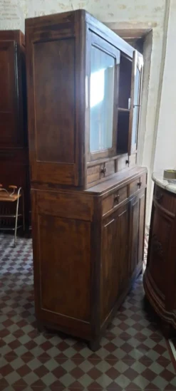Buffet deux corps vintage