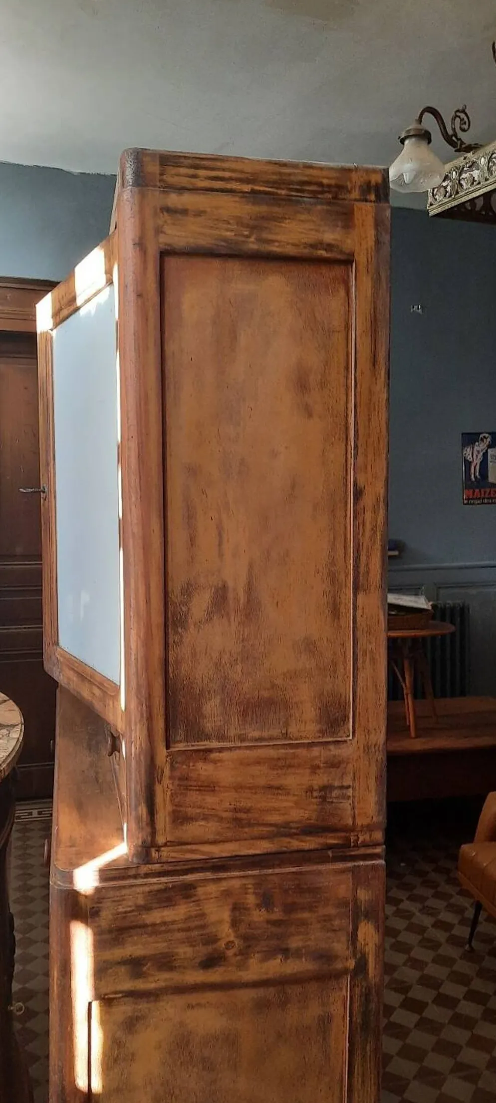 Buffet deux corps vintage