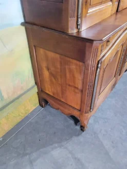 Buffet double corps en merisier époque Louis XV