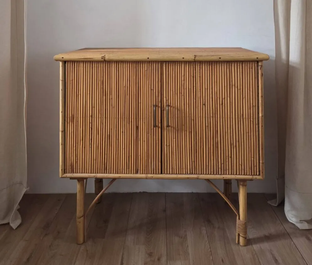 Buffet en bambou, 1960