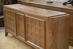 Buffet en chêne cérusé signé Maurice Rinck 1940’s