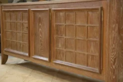 Buffet en chêne cérusé signé Maurice Rinck 1940’s