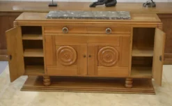 Buffet en chêne dans le goût de Charles Dudouyt 1930’s