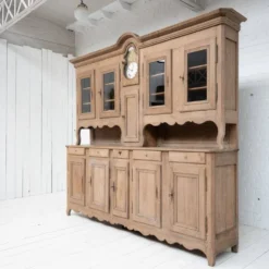 Buffet en chêne massif à 2 parties, France, années 1780