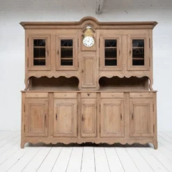 Buffet en chêne massif à 2 parties, France, années 1780
