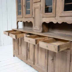 Buffet en chêne massif à 2 parties, France, années 1780