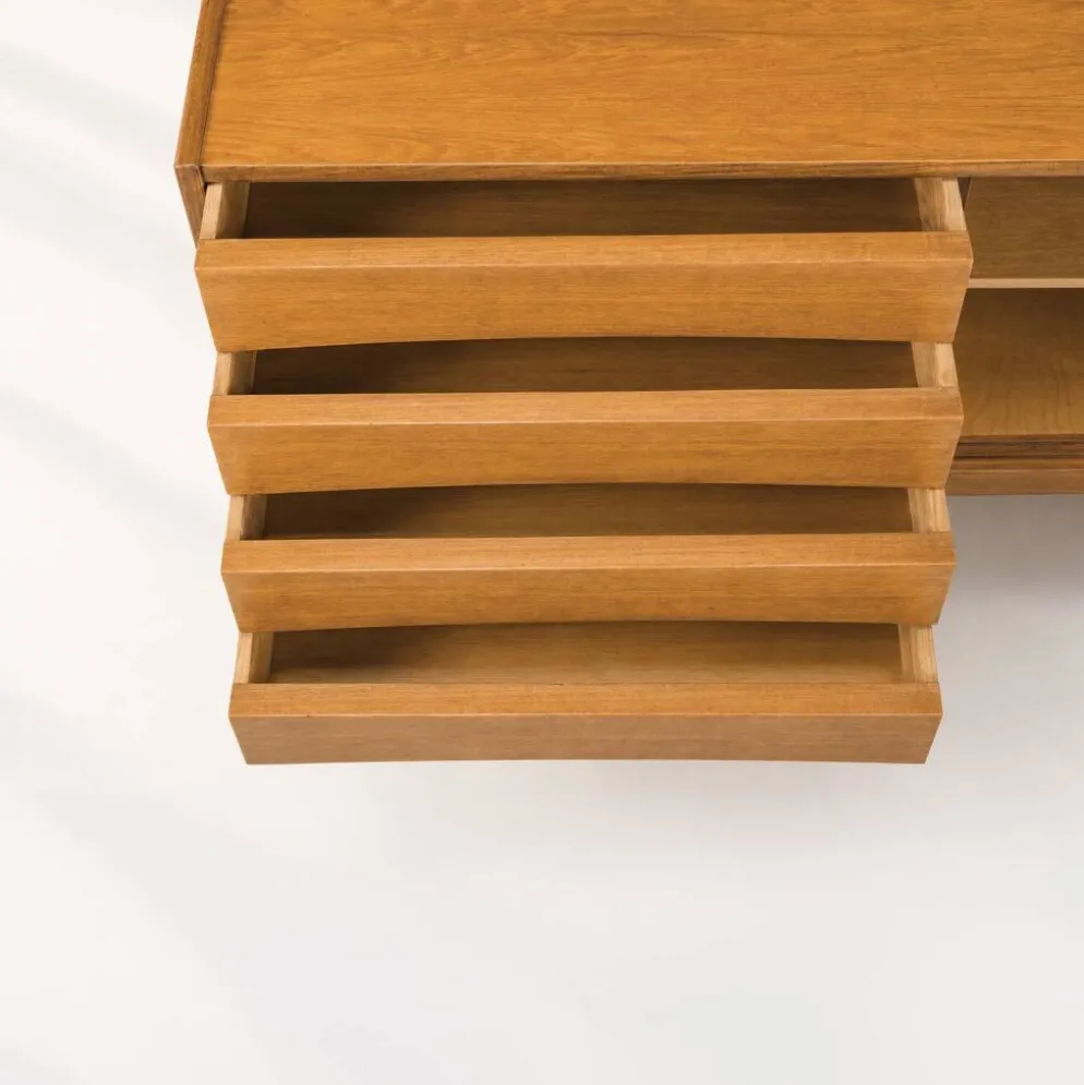 Buffet en chêne "Ulvö" d'IKEA par Erik Wørts, années 1960.