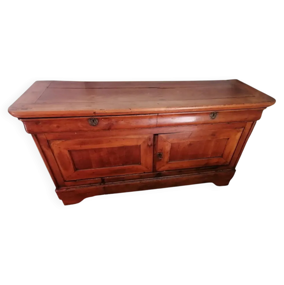 Buffet enfilade bahut en bois massif - Style louis Phillipe.